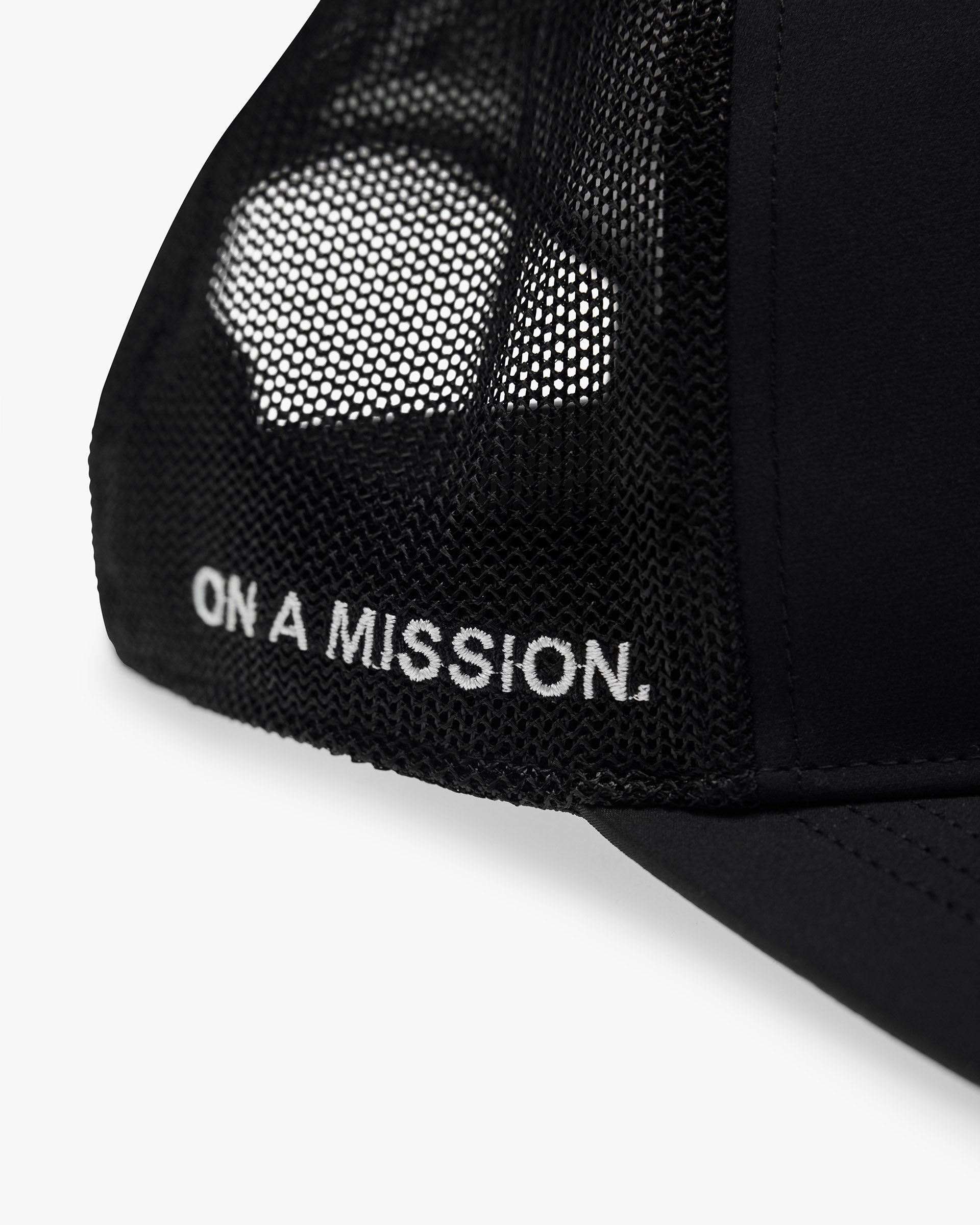 247 x 47 Logo Trucker Cap - Jet Black - Black - Image 9