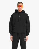 247 OVERSIZED HOODIE JET BLACK