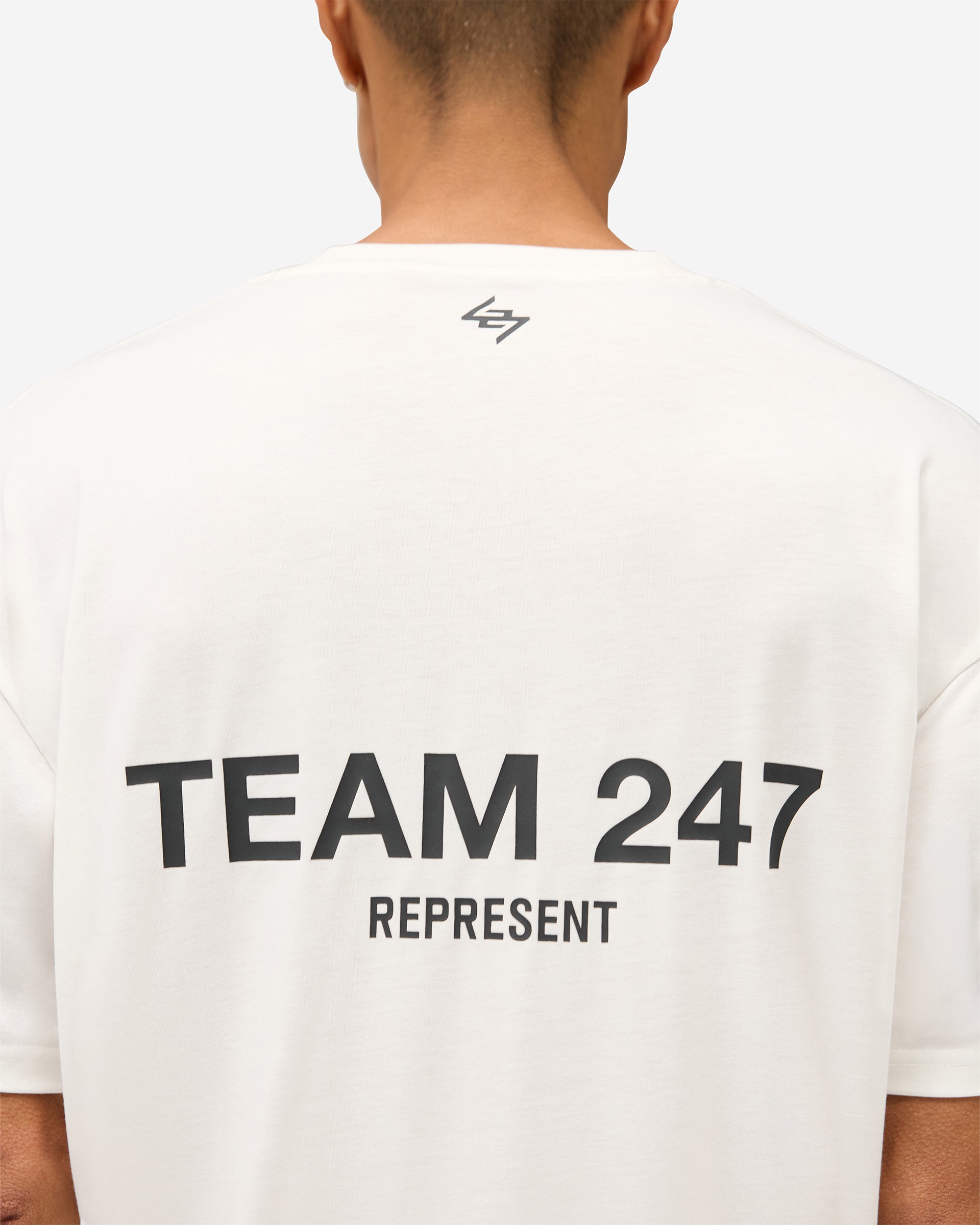 247 DNA Oversized T-Shirt - Flat White - Image 4