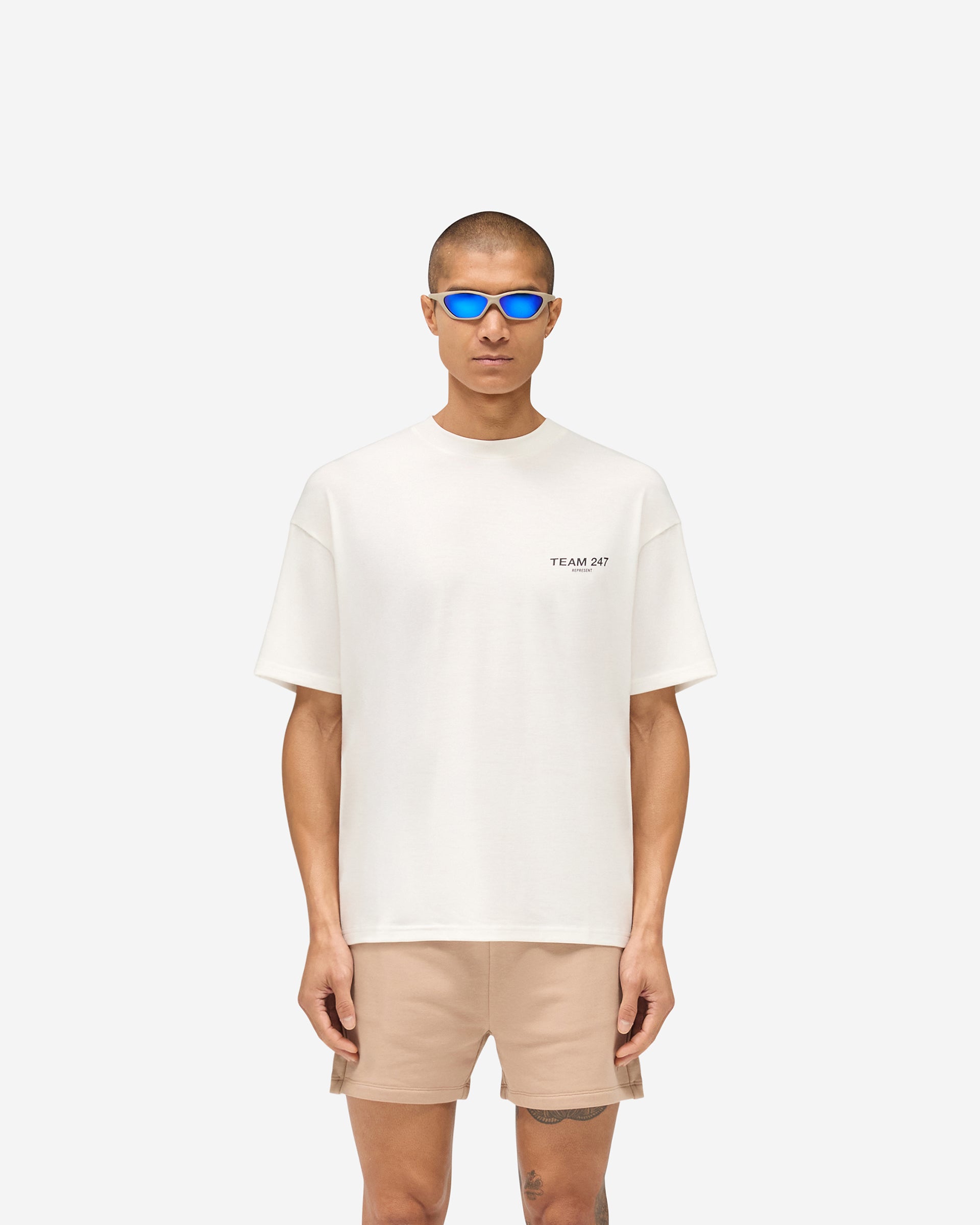 247 DNA Oversized T-Shirt - Flat White - Image 9
