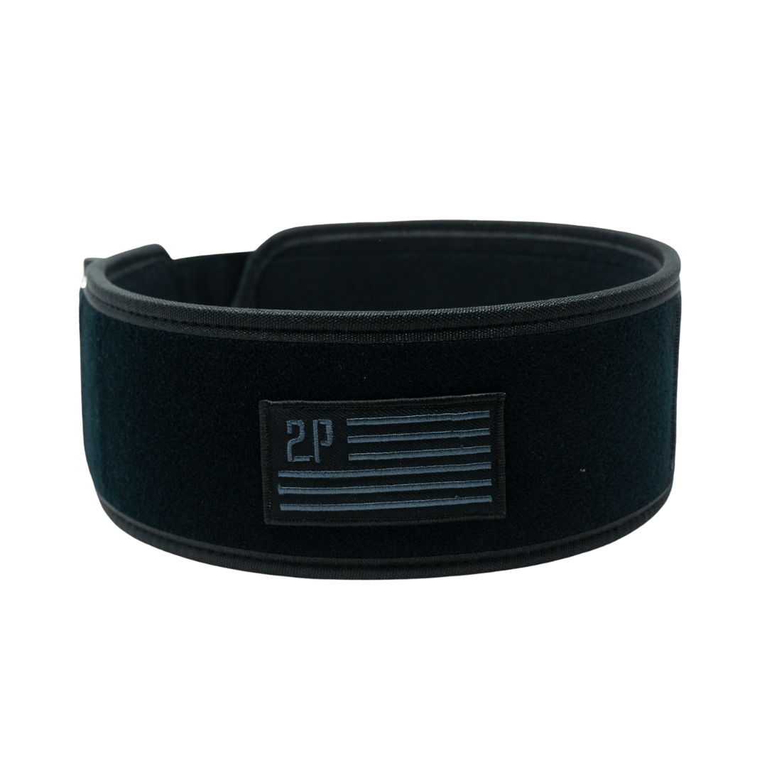 2POOD BLACK VELCRO PATCH 4" WEIGHTLIFTING BELT - image 1