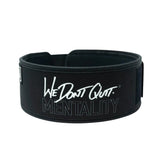 2POOD WE DON'T QUIT 4" WEIGHTLIFTING BELT