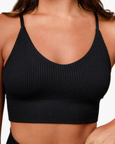 WOE WOMEN'S AURA BRA BLACK