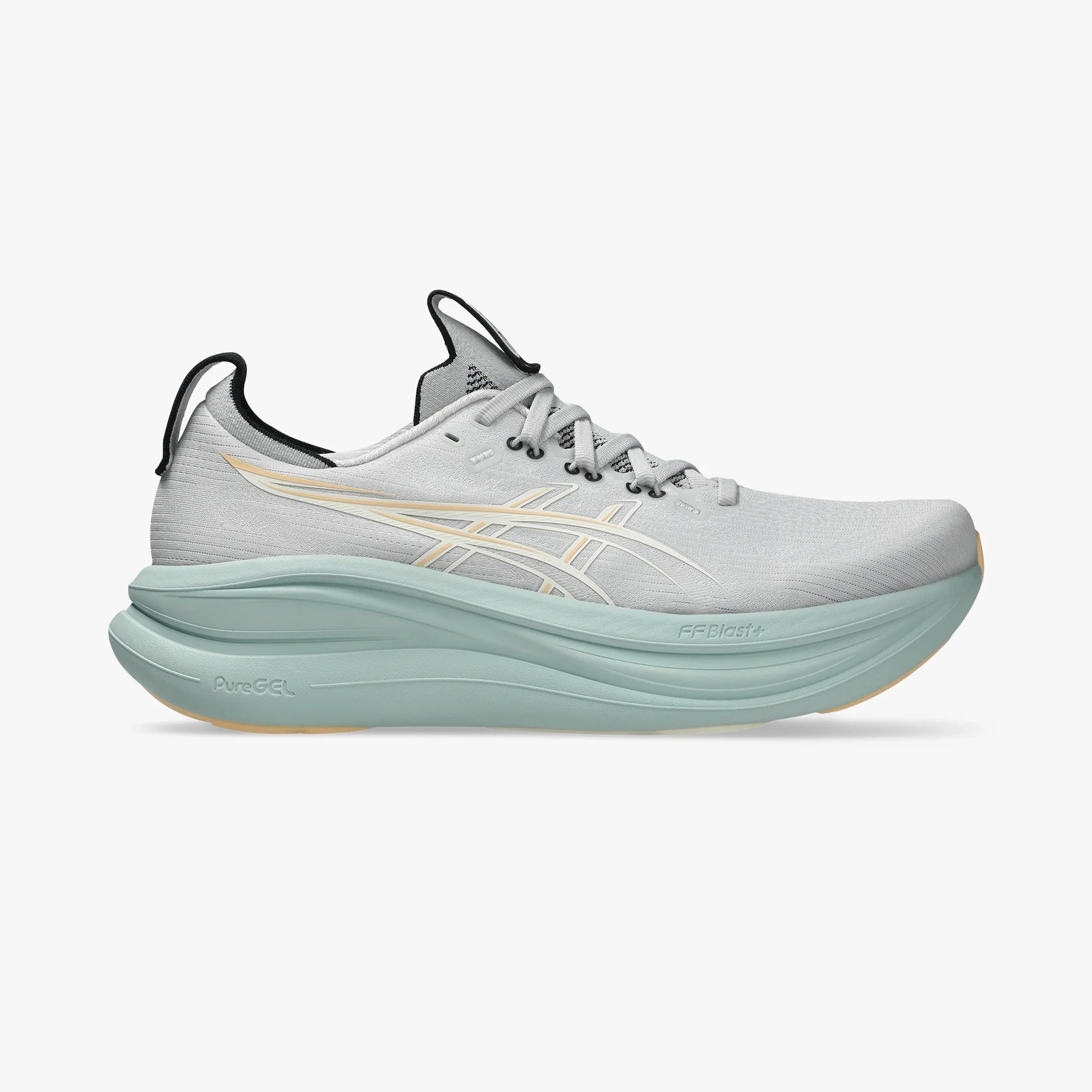 ASICS MEN SHOES GEL NIMBUS 28 CLOUD GREY/CREAM - Sole Therapy