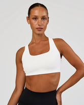 ASPIRE SPORTS BRA WHITE