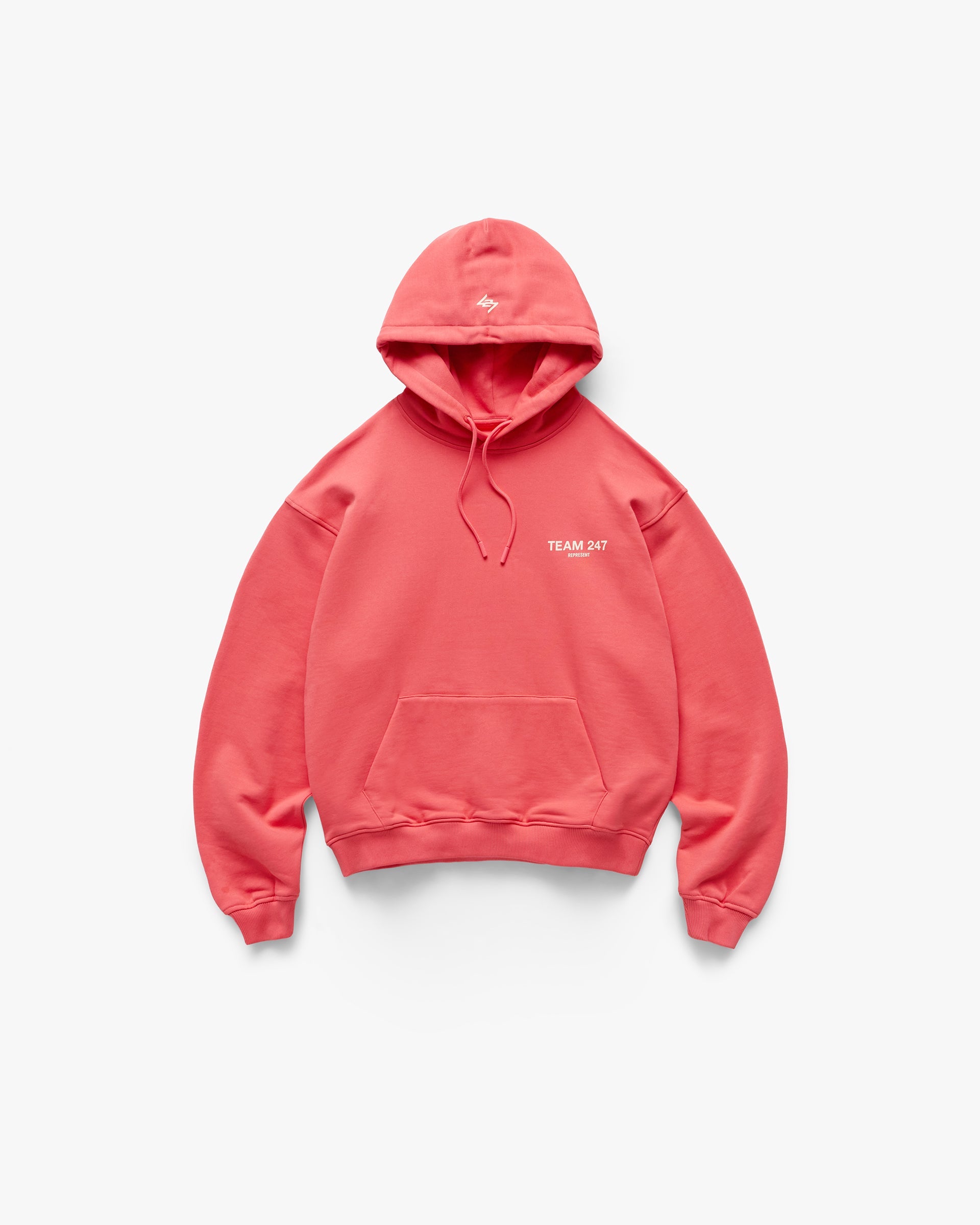 Team 247 Oversized Hoodie - Racing Red - Image 1