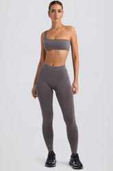 BO&TEE SEAMLESS RIB LEGGINGS WASHED CHARCOAL