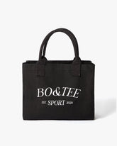 BO&TEE SMALL CANVAS TOTE BAG BLACK