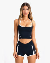 BO&TEE SOFT ACTIVE MINI SHORTS BLACK