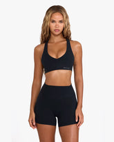BO&TEE SOFT ACTIVE MINI SHORTS 'WITH LOVE EDIT' BLACK