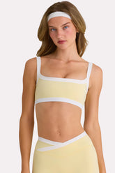 BO&TEE SOFT ACTIVE SPORTS BRA LEMON