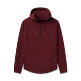 DRI-COREâ ZIP HOODIE-CRIMSON