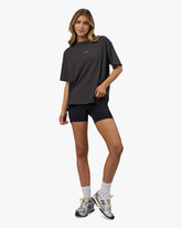 GO-TO FLXCOTTON OVERSIZED TEE DARK STORM-WHITE