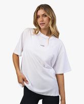 GO-TO FLXCOTTON OVERSIZED TEE WHITE-BLACK