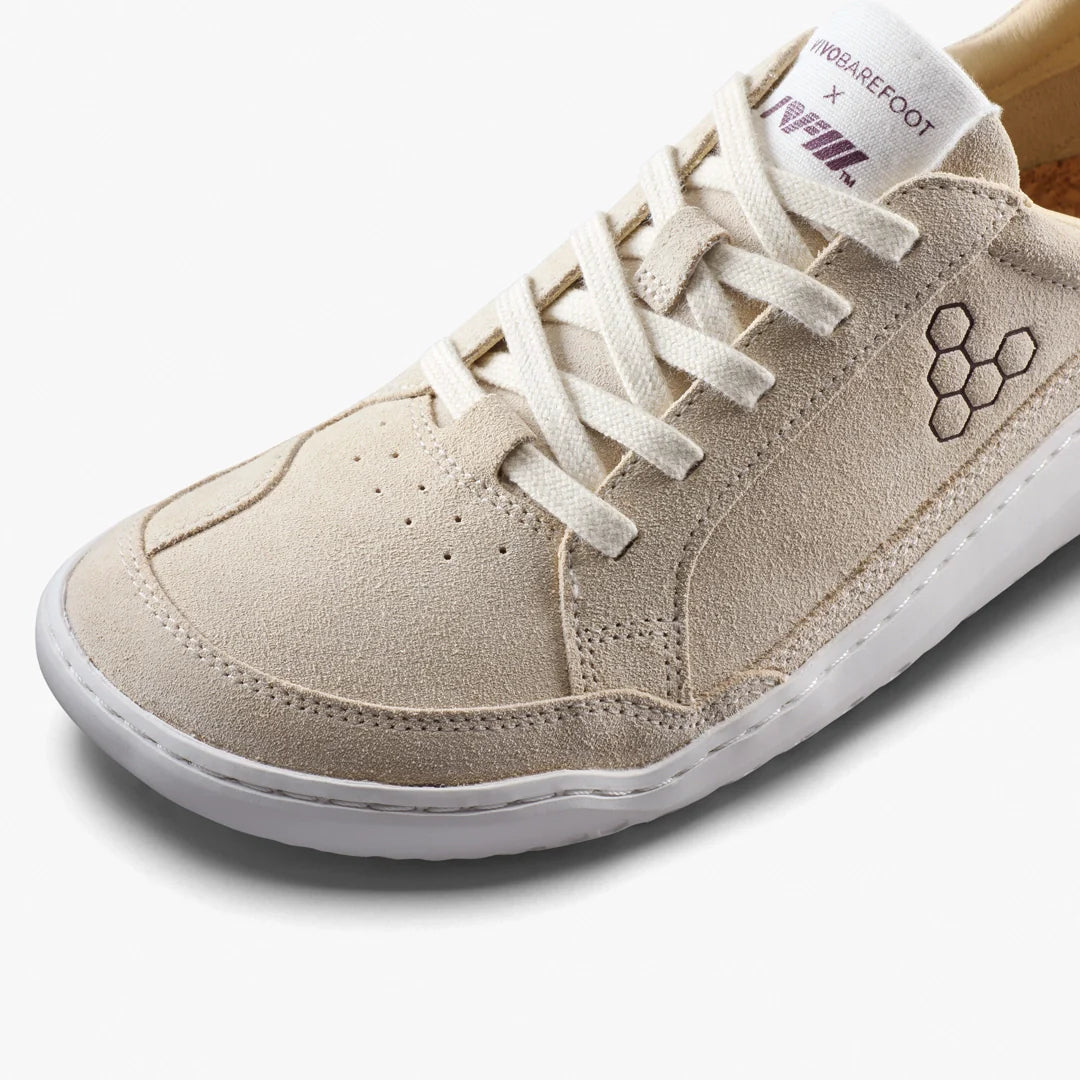 GOBI II SNEAKER LEATHER WOMENS SAND/ FIG - Vivobarefoot