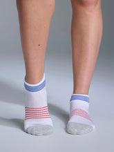 GRIT ANKLE SOCK ELECTRIC WHITE