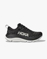 HOKA MENS RUNNING SHOES GAVIOTA 5 BLACK/WHITE