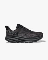 HOKA WOMEN'S RUNNING SHOES CLIFTON 9 BLACK/BLACK