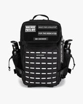LARGE GYM BACKPACK BUILT FOR ATHLETES MONO CHROME