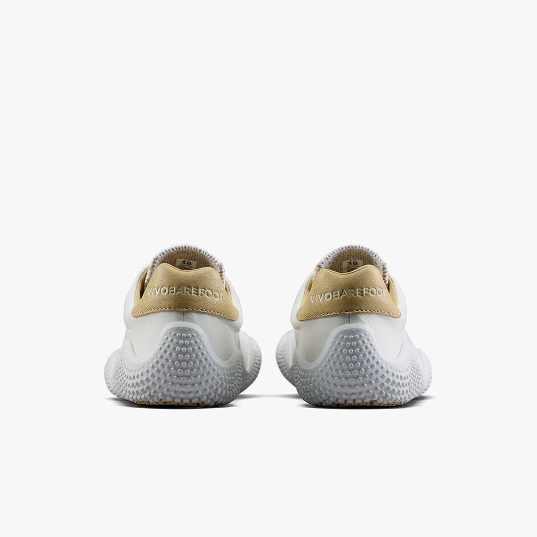 MOTUS STUDIO SNEAKER LEATHER WOMENS BRIGHT WHITE - Vivobarefoot