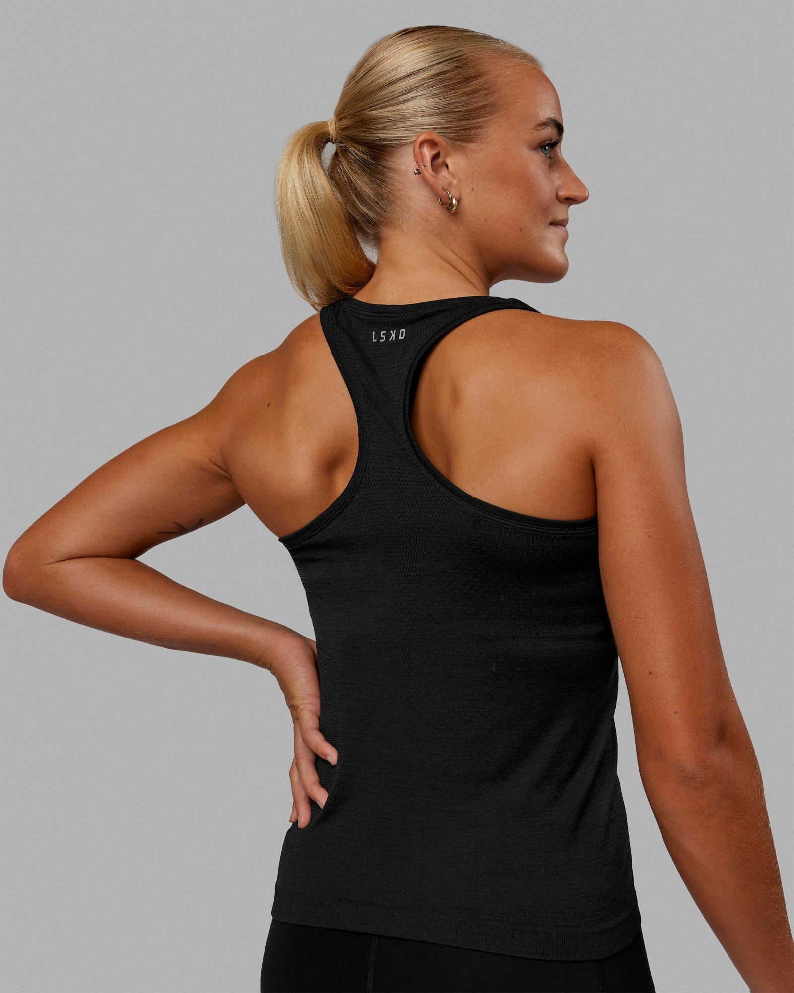 LSKD AEROFLX+ SEAMLESS TANK - BLACK MARL - image 4