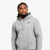 NIKE S&C HOODIE UNISEX HEATHER GREY/BLACK