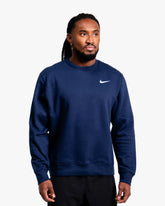 NIKE S&C MEN'S CREWNECK NAVY/WHITE