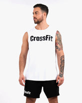 NORTHERN SPIRIT MEN RIDER TANK TOP CROSSFIT WHITE