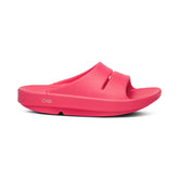 OOFOS UNISEX OOAHH SLIDE SANDALS - NEON BERRY