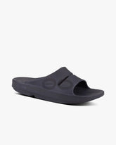 OOFOS UNISEX OOAHH SPORTS FLEX SANDALS - MATTE BLACK