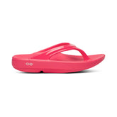OOFOS UNISEX OOLALA THONG SPORTS SANDALS - NEON BERRY - Sole Therapy