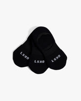 PERFORMANCE NO SHOW SOCKS 3 PACK BLACK
