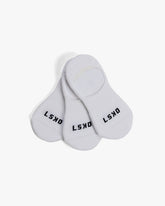 PERFORMANCE NO SHOW SOCKS 3 PACK WHITE