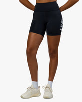 REP STREET SCRIPT ULTRA HIGH-RISE 6" SHORT POCKETS - BLACK-WHITE
