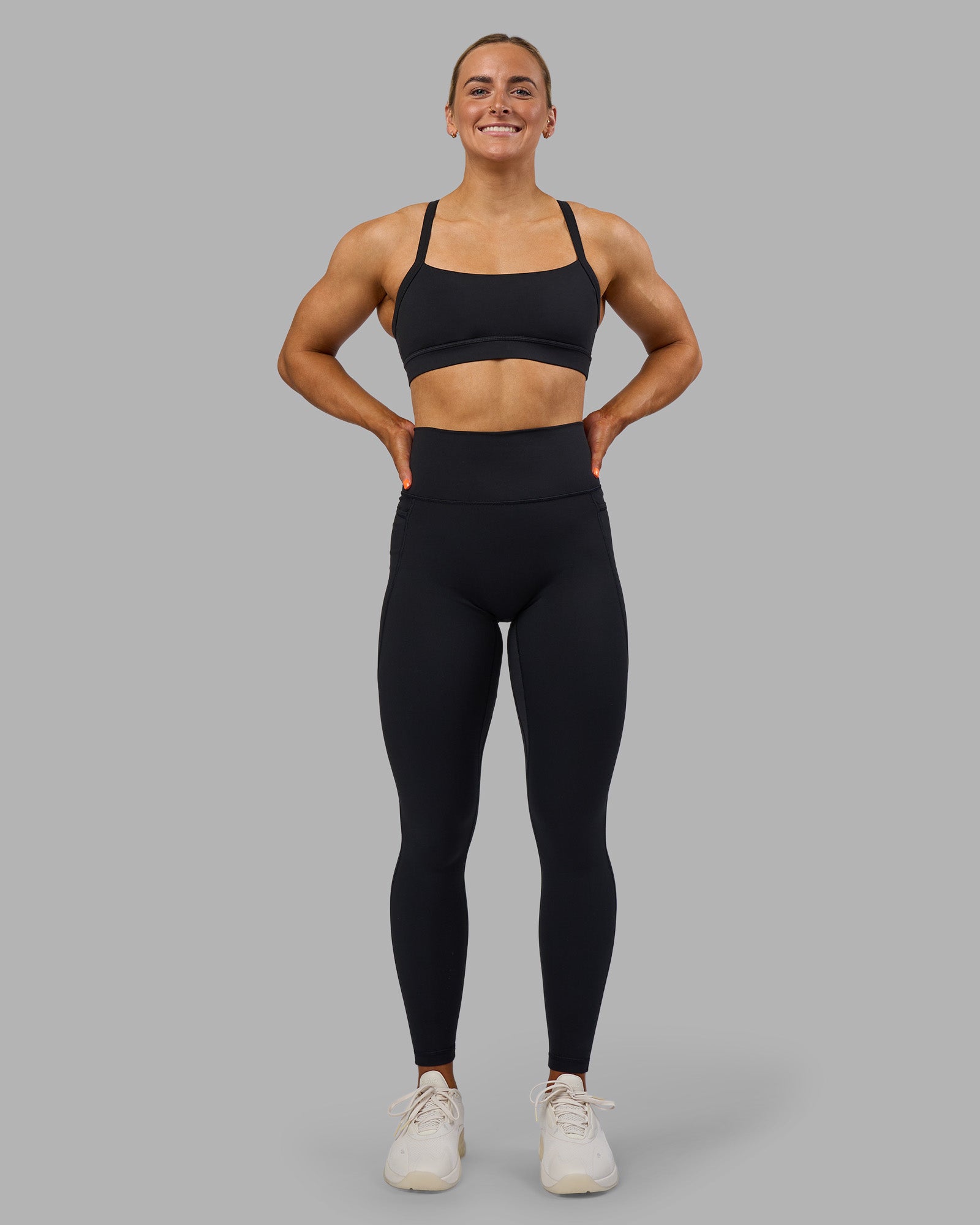LSKD FUSION ULTRA HIGH-RISE FULL LENGTH LEGGING POCKETS - BLACK - image 11