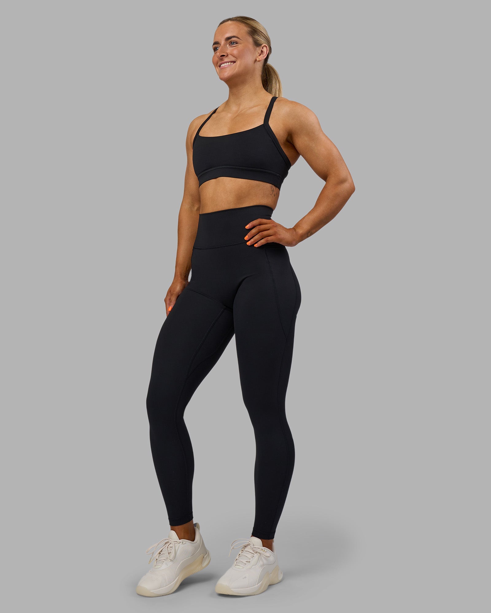 LSKD FUSION ULTRA HIGH-RISE FULL LENGTH LEGGING POCKETS - BLACK - image 7