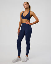 LSKD FUSION ULTRA HIGH-RISE FULL LENGTH LEGGING POCKETS - FUTURE NAVY - image 1