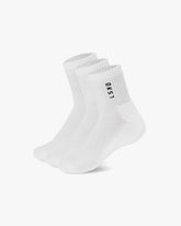 SIGNAL QUARTER SOCKS 3 PACK 2.0 - WHITE-BLACK
