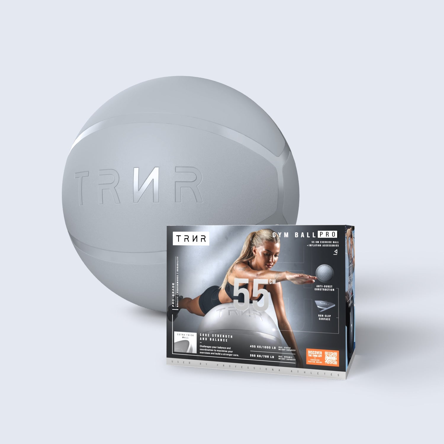 TRNR GYM BALL 55CM - image 1