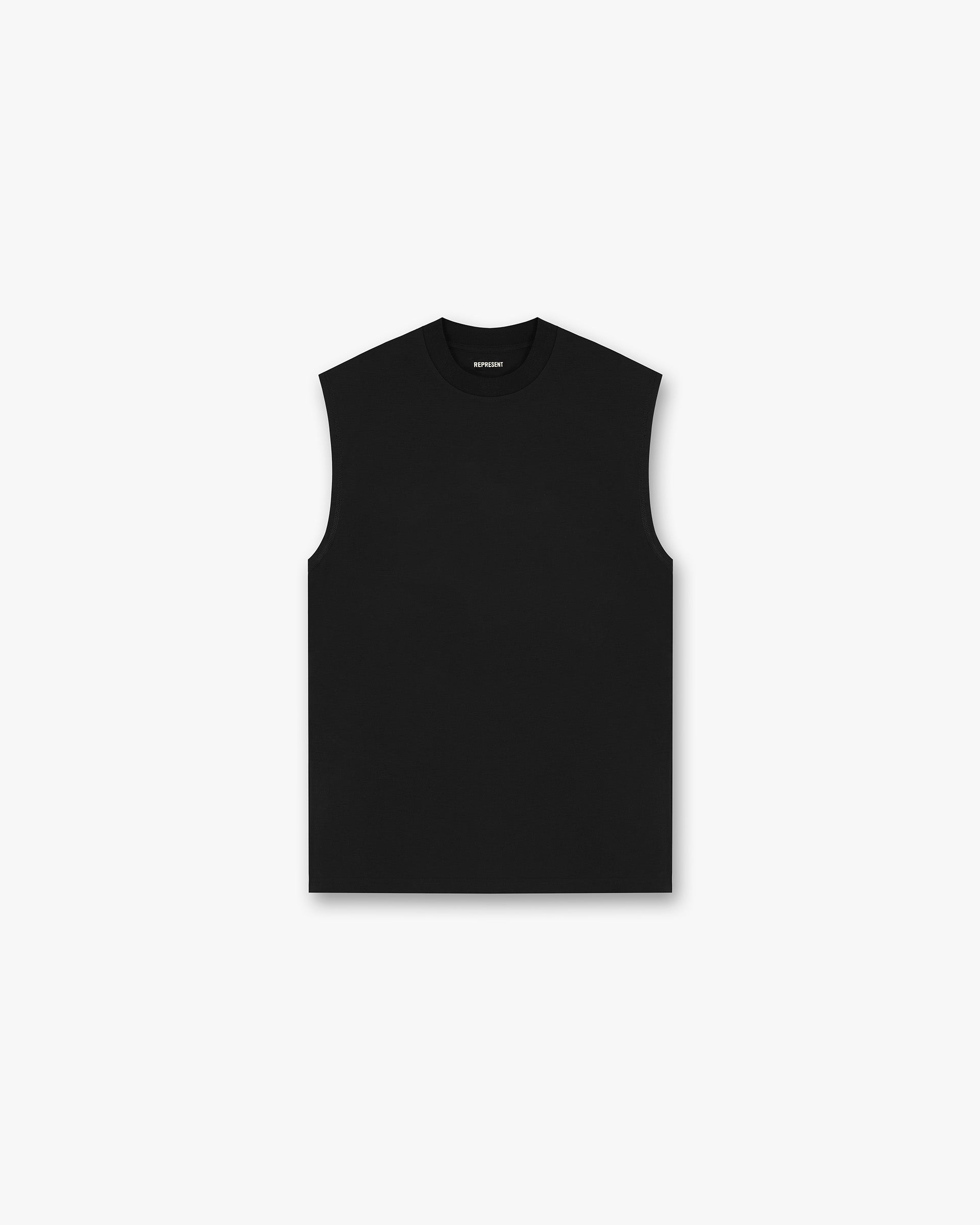 247 DNA Oversized Tank - Jet Black - Image 1