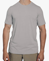 WOE MEN'S M TEE PERSIST STONE