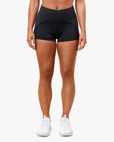 WOE WOMEN'S MID-RISE INTENT SHORT 3" BLACK
