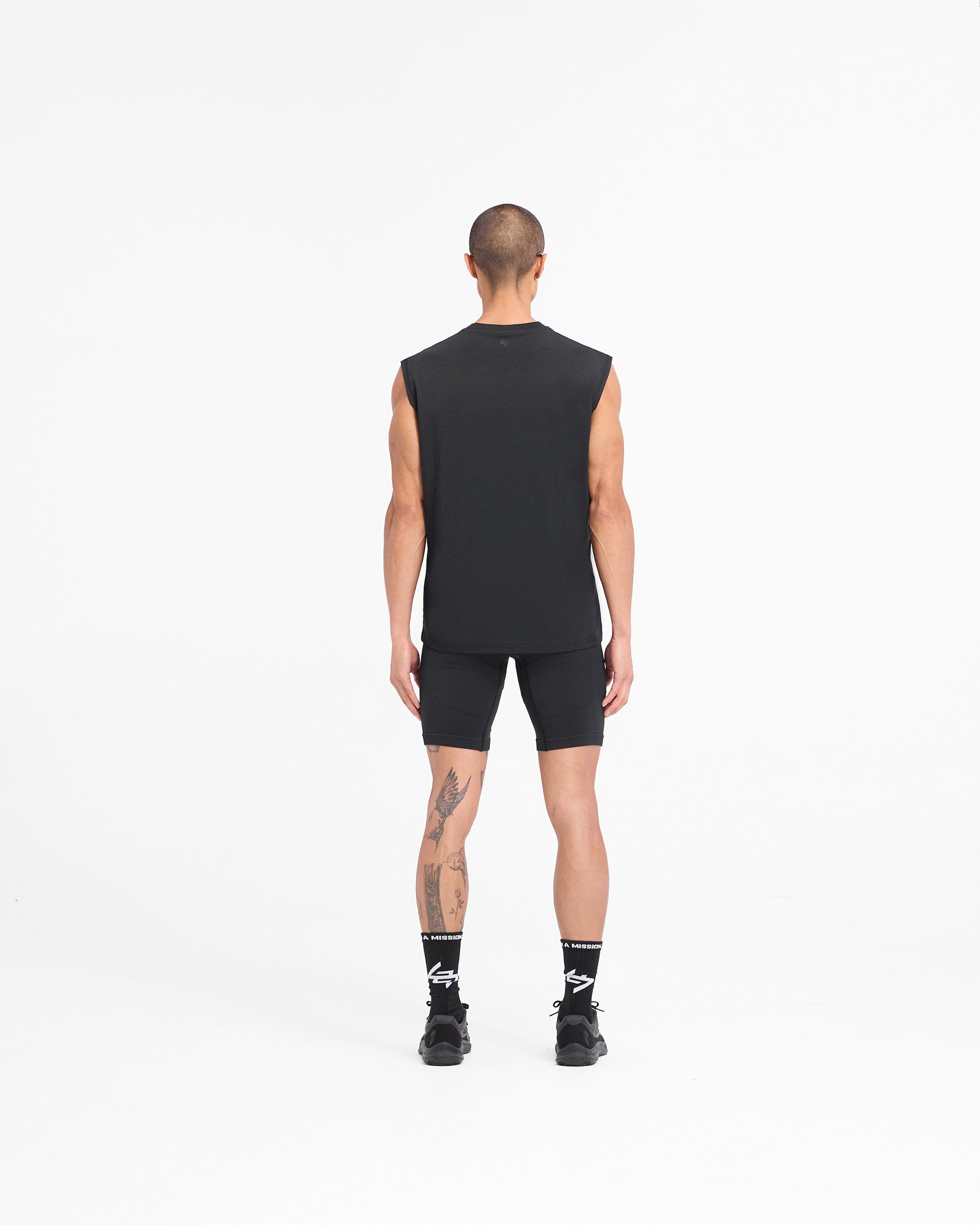 247 DNA Oversized Tank - Jet Black - Image 8