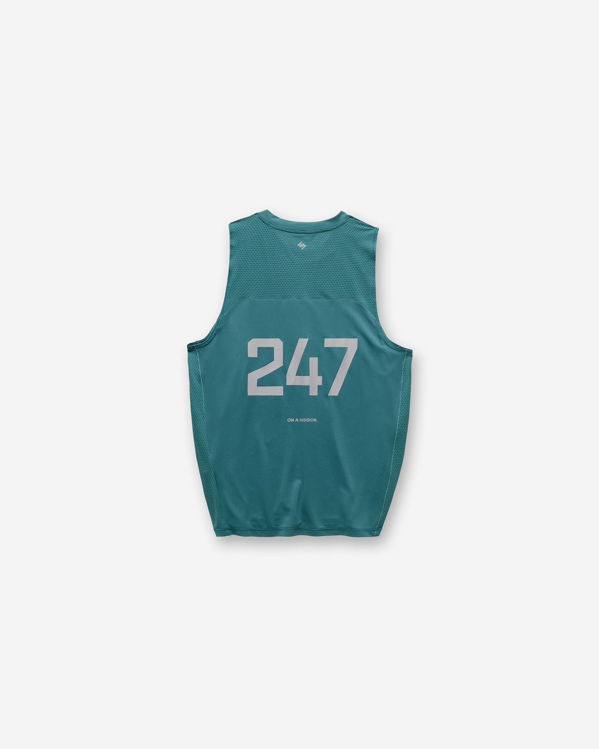 247 Numbers Vest - Teal - Image 8