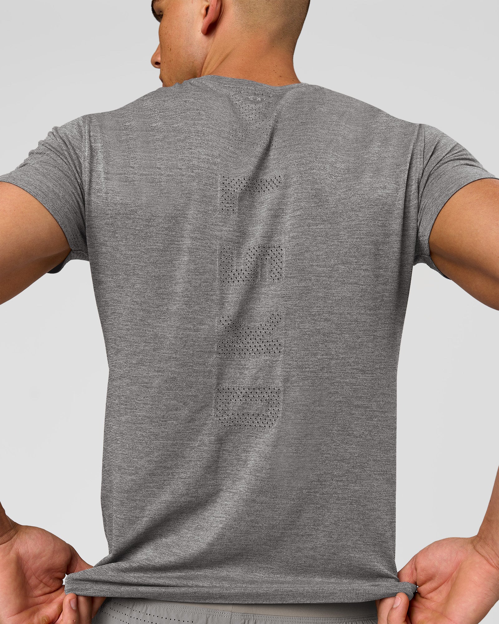 LSKD AEROFLX+ SEAMLESS SET IN SS TEE-JACQUARD - DARK STORM-ALLOY - image 7