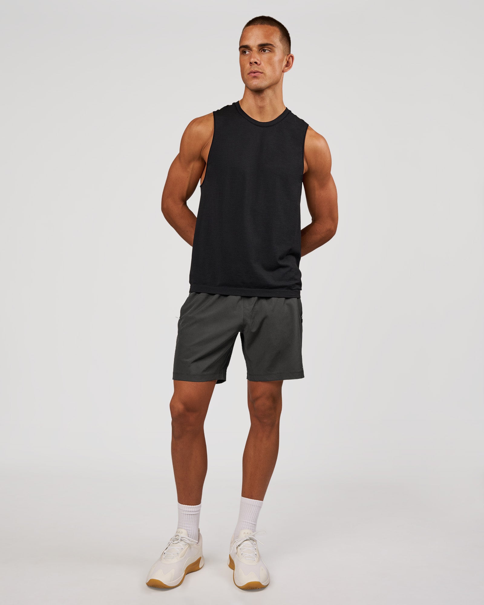 LSKD AEROFLX+ SEAMLESS MUSCLE TANK - BLACK MARL - image 4