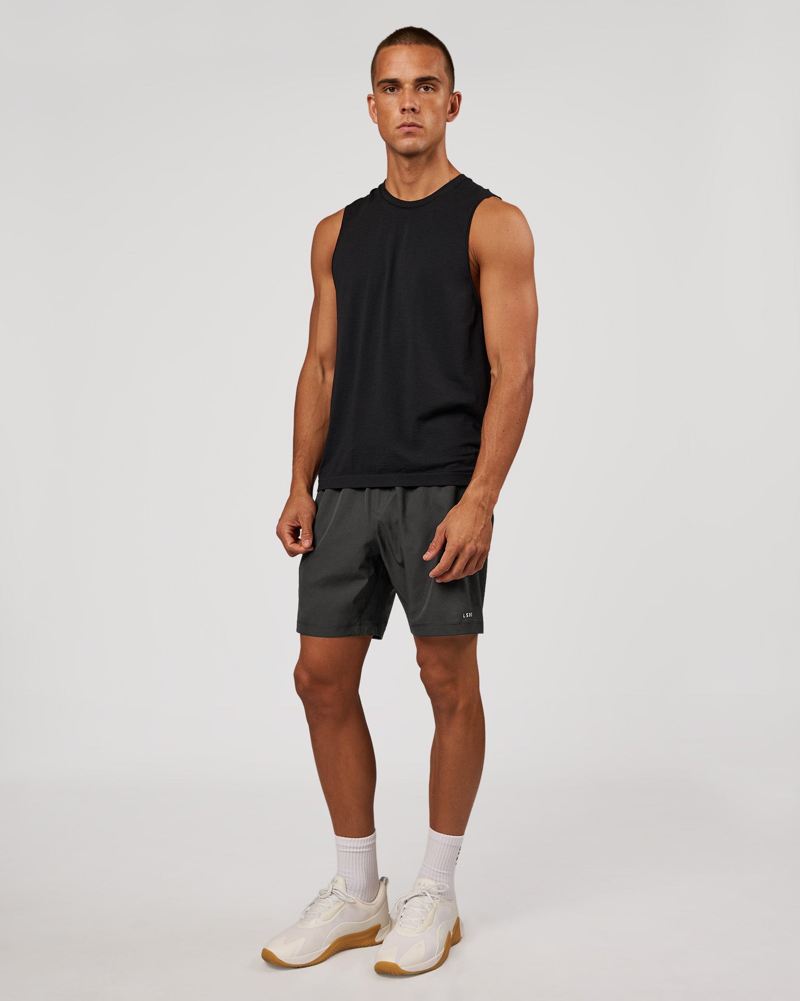 LSKD AEROFLX+ SEAMLESS MUSCLE TANK - BLACK MARL - image 5