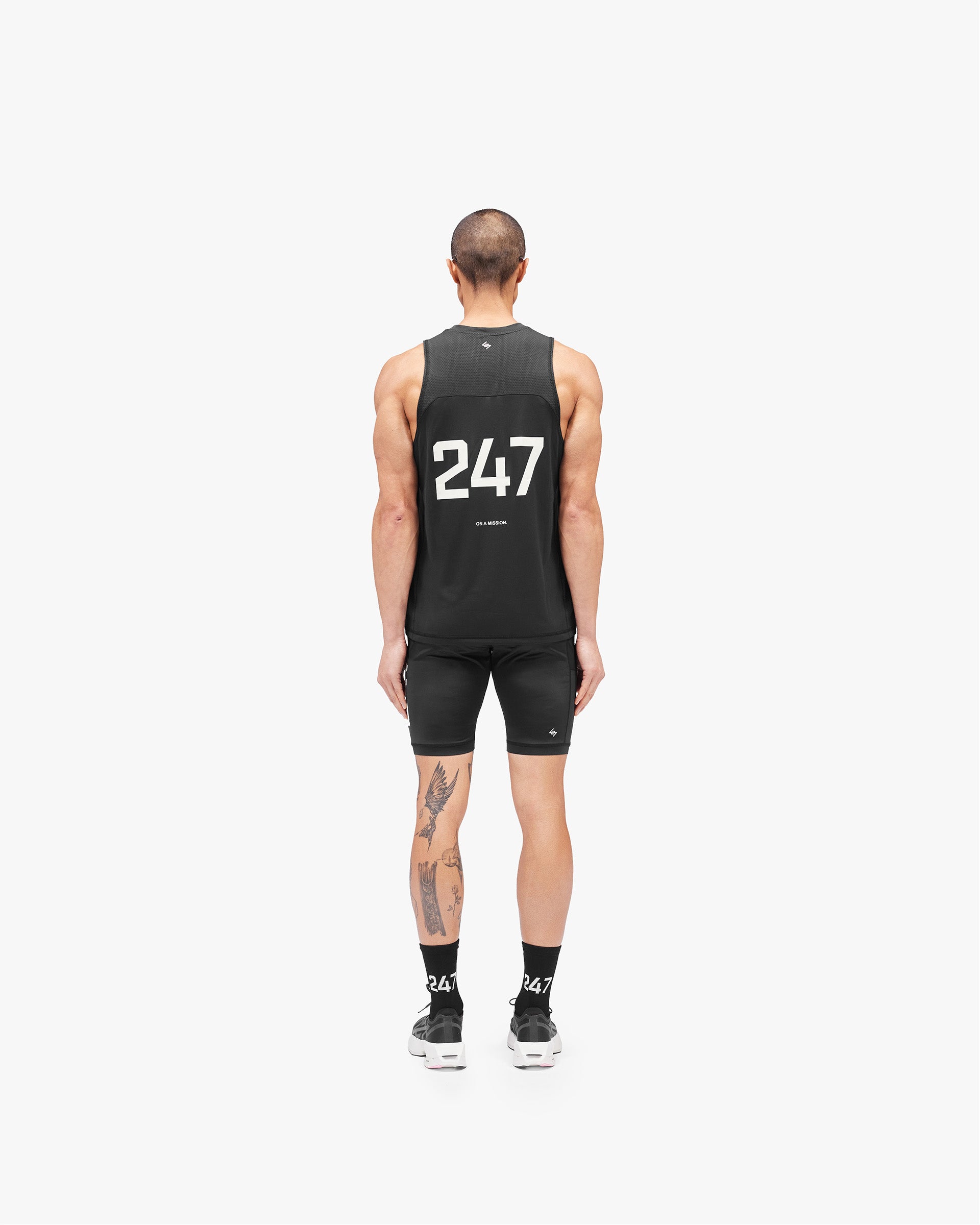 247 Numbers Vest - Jet Black - Image 8