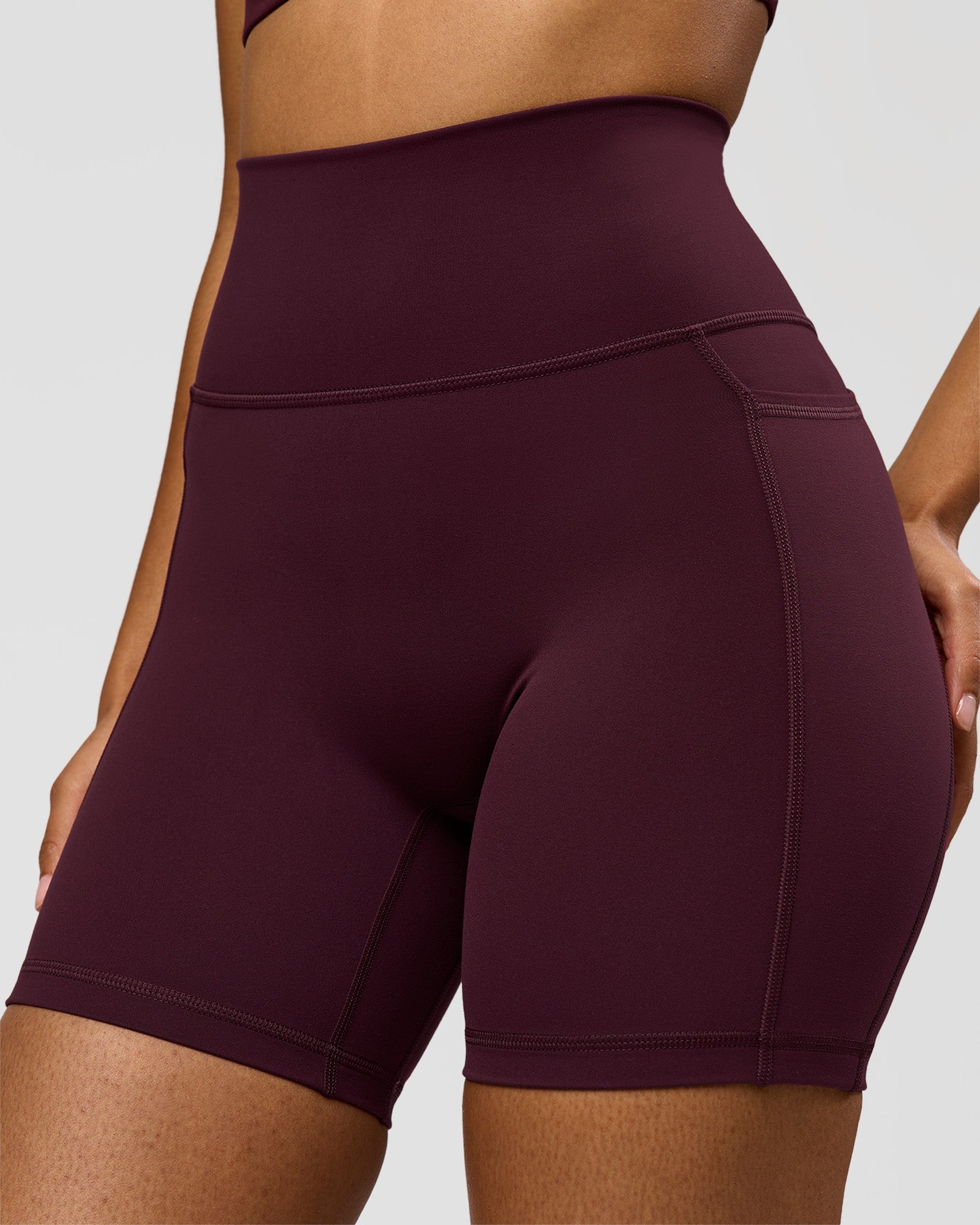 LSKD FUSION ULTRA HIGH-RISE 6" SHORT POCKETS - CHERRY LACQUER - image 8
