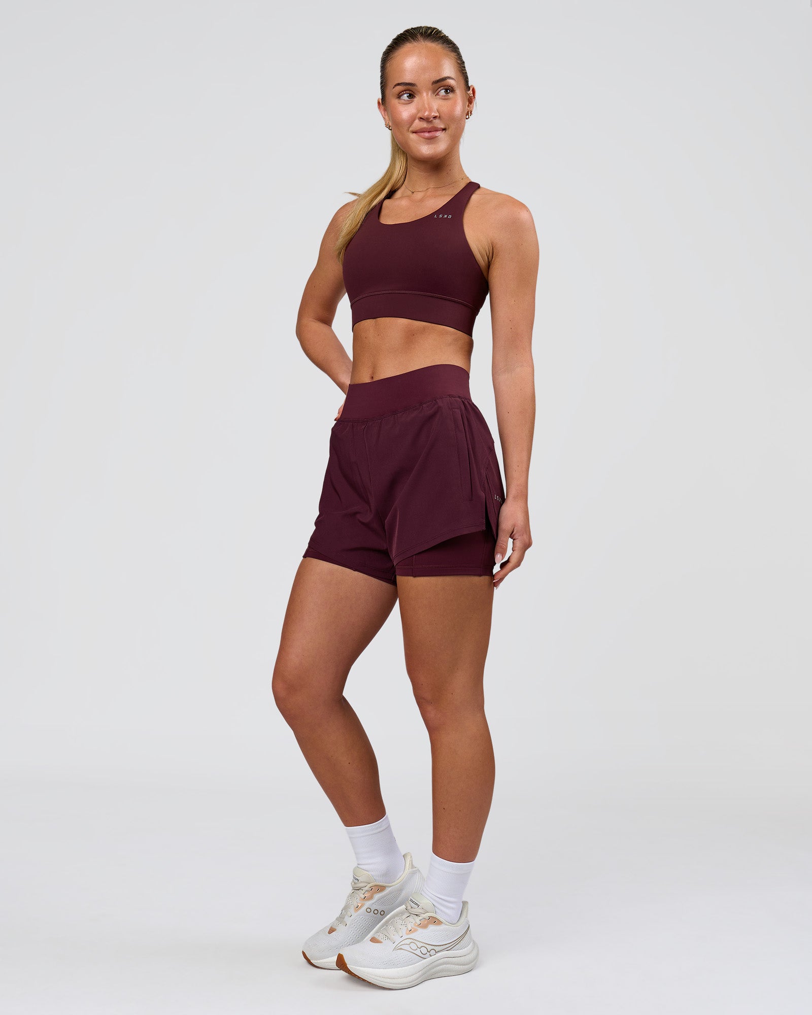 LSKD CHALLENGER 3" LINED PERFORMANCE SHORT - CHERRY LACQUER - image 6